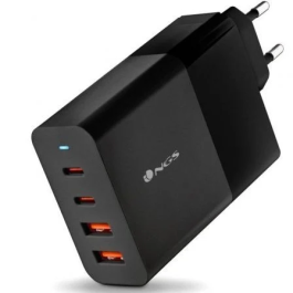 NGS Cargador Pared GaN BUD100W 100W 4 Puertos USB-C PD/PPS y USB-A QC 3.0 Carga Rápida para Smartphones Tablets y Portátiles Precio: 46.88999986. SKU: B1G2VSJ2EP