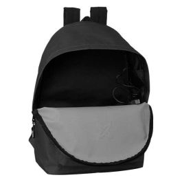 Munich Mochila Doble Portátil 15,6" USB Negro 31x44x18 cm