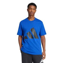 Camiseta de Manga Corta Hombre Adidas Bl Sj Azul Negro 11-12 Años