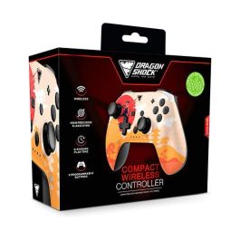 Dragonshock Poptop Compact Gamepad Inalámbrico para Nintendo Switch, Bluetooth, Girosopio, Botones Programables, Batería Recargable, Color Rising Sun