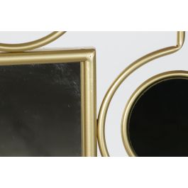 DKD Home Decor Espejo Dorado Negro 2 x 100 x 70 cm