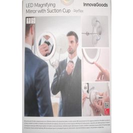 Espejo de Aumento LED con Brazo Flexible y Ventosa Mizoom InnovaGoods Espejo de Aumento LED con Brazo Flexible y Ventosa Mizoom InnovaGoods