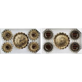 Espejo Moderno DKD Home Decor Dorado 2 x 35 x 35 cm Set de 5 (2 Unidades) Precio: 27.78999982. SKU: B12S8QX2R8