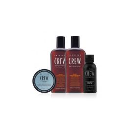 Essential Set American Crew: Daily, Hair Conditioner, For Moisturizing, 100 ml + Daily, Hair Shampoo, Moisturising, 100 ml + Fiber, Hair Styling Pomade, For Styling, Strong Hold, 50 ml + Precision, Soothing, Shaving Gel, 50 ml Precio: 22.9000002. SKU: B1C65LJ3YH