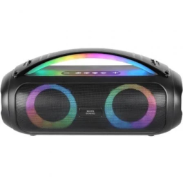 MARS GAMING MS-PULSE Altavoz Portátil Bluetooth 5.3 50W RMS Sonido Ultra-Bass Iluminación RGB Negro