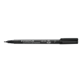 Staedtler Rotulador Lumocolor Retroproyeccion 318-9 Permanente Negro Punta Fina Redonda 0.6 mm