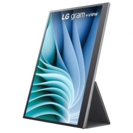 LG 16MR70 Monitor Portátil 16" WQXGA IPS DCI-P3 99% para portátil/móvil USB-C, 670g, Giro automático Negro/Plata LG 16MR70 Monitor Portátil 16" WQXGA IPS DCI-P3 99% para portátil/móvil USB-C, 670g, Giro automático Negro/Plata