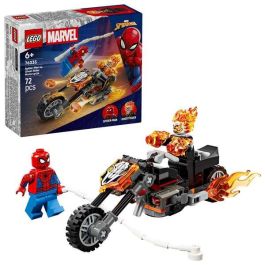 Lego Juego de Construccion Spider-Man vs. Moto del Motorista Fantasma Super Heroes Marvel
