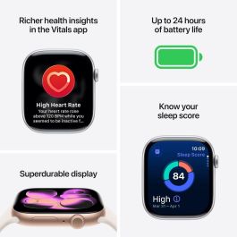 Apple Watch S11 Cellular 42mm Aluminium Space Grau con Sportarmband schwarz S/M