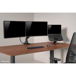 Neomounts DS20-740BL1 Soporte de escritorio para portátiles 11-15", Max. 5kg, Altura ajustable 1,7-16,8cm, Plegable, Compacto, Negro