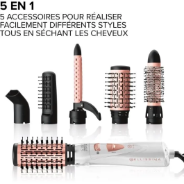 Bellissima My Pro GH18 1100 Cepillo Soplador Profesional con Puntas de Cerámica Sistema Dry & Style 5 en 1 Precio: 57.58999961. SKU: S0438413