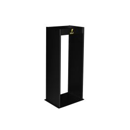 Cenicero Metalico Con Rejilla Para Arena Negro 77x24,5x30 cm