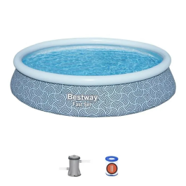 Bestway 6941607364468 Kit Piscina Hinchable Fast Set Redonda 396 x 84 cm con Filtro de Cartucho y 1 Cartucho Precio: 142.49999995. SKU: B1GB89NSQX