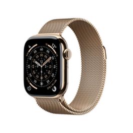 Apple Watch Series 11 GPS + Cellular Titanio Dorado Caja 42mm con Correa Milanese Loop Acero Inoxidable