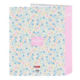 Carpeta de anillas BlackFit8 Blossom Multicolor A4 27 x 33 x 6 cm
