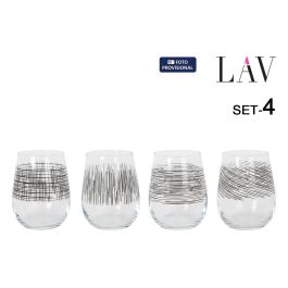 Set de Vasos LAV GAIA 4 Piezas (6 Unidades) Set de Vasos LAV GAIA 4 Piezas (6 Unidades)