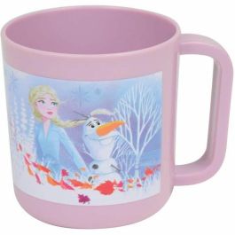 Fun House Disney Frozen Set de Vajilla 006379 - Plato Hondo, Plato Llano, Taza, Botella y Vaso con Pajita