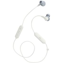 JBL Endurance Run 2 Auriculares In-Ear Inalámbricos Bluetooth 5.0 Deportivos Blancos, Resistentes al Sudor IPX5, 10h Batería