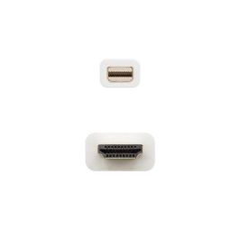Nanocable 10.15.4002 Cable Mini DisplayPort a HDMI Macho/Macho 2m Blanco, Compatible 4K, DP 1.2a & HDMI 1.4b, Conectores Oro 24K Nanocable 10.15.4002 Cable Mini DisplayPort a HDMI Macho/Macho 2m Blanco, Compatible 4K, DP 1.2a & HDMI 1.4b, Conectores Oro 24K