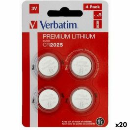 Pilas de Botón de Litio Verbatim 3 V CR2025 4 Piezas (20 Unidades) Precio: 28.49999999. SKU: B1GMBHP569