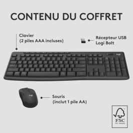 Logitech MK370 Combo Teclado y Mouse Inalámbrico para Negocios Idioma Inglés (EE.UU)