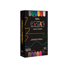 Rotulador Liderpapel Acrylic Base Agua Todo Tipo De Superficie Punta Redonda 3 mm Caja De 12 Unidades Colores Rotulador Liderpapel Acrylic Base Agua Todo Tipo De Superficie Punta Redonda 3 mm Caja De 12 Unidades Colores