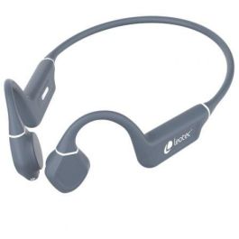 Leotec LEBONE03G Auriculares Inalámbricos de Conducción Ósea Kuri Deportivos, Bluetooth 5.4, Micrófono, IPX5, Batería 8-12h, Grises Leotec LEBONE03G Auriculares Inalámbricos de Conducción Ósea Kuri Deportivos, Bluetooth 5.4, Micrófono, IPX5, Batería 8-12h, Grises