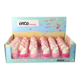 Pintalabios Lip Gloss Conejito con Luz Led