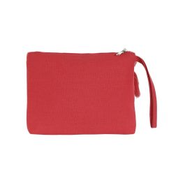 DKD Home Decor Neceser de Algodón Fucsia y Beige, estilo Mediterraneo, 26 cm Ancho x 19 cm Alto x 2 cm Largo DKD Home Decor Neceser de Algodón Fucsia y Beige, estilo Mediterraneo, 26 cm Ancho x 19 cm Alto x 2 cm Largo