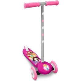 Stamp Scooter 3 Ruedas Princesas Disney Dirección por Inclinación Freno Trasero ABEC 5 Antideslizante Niña +2 Años