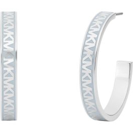 Pendientes Mujer Michael Kors LOGO HOOP Acero Inoxidable Plateado Precio: 109.50000028. SKU: B1JPSJE239