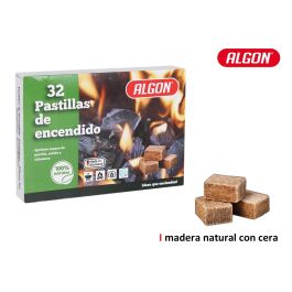 Pastillas de Madera Natural con Cera Algon BBQ - 32 Piezas (24 Unidades) Precio: 26.49999946. SKU: B1CTZ3SMD5