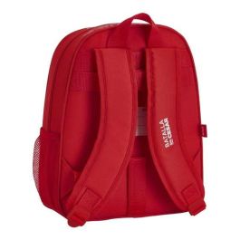 Safta Mochila Infantil Adapt.Carro Real Sporti Roja 27x33x10 cm