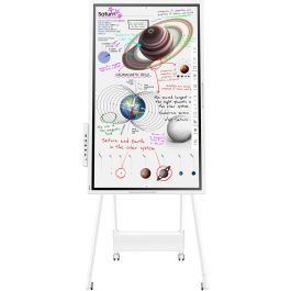 Samsung WM65B Flip Pro 65'' 4K UHD MultiTouch LCD con HDMI/DisplayPort/USB-C, Altavoces, Color Blanco/Gris