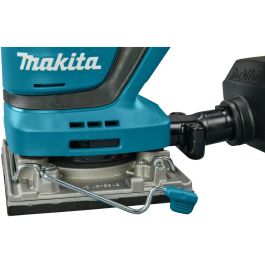 Makita DBO484Z Lijadora Orbital a Batería 18V con Velocidad Ajustable, Suave Adherencia y Fijación Abrazadera/Velcro