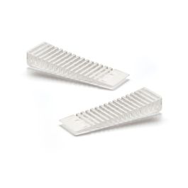 Rei 7-670.80 Pack 2 cuñas niveladoras multiuso plástico transparente para muebles y electrodomésticos Rei 7-670.80 Pack 2 cuñas niveladoras multiuso plástico transparente para muebles y electrodomésticos