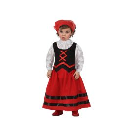 Disfraz Pastora Bebé Navideño Rojo y Negro para Niña 6-12 Meses Disfraz Pastora Bebé Navideño Rojo y Negro para Niña 6-12 Meses
