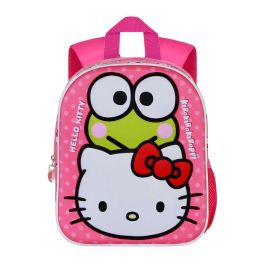 Sanrio Hello Kitty Mochila Preescolar 3D Rosa 7L - Diseño Hello Kitty con Relieve Frontal, Espalda y Correas Acolchadas, Bolsillo Malla Sanrio Hello Kitty Mochila Preescolar 3D Rosa 7L - Diseño Hello Kitty con Relieve Frontal, Espalda y Correas Acolchadas, Bolsillo Malla