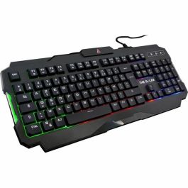 The G-Lab COMBO-ACTINIUM/FR Combo Gaming 4 en 1: Teclado retroiluminado 12 teclas, Ratón 3200 DPI, Auriculares inmersivos, Alfombrilla. Cableado.