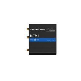 Teltonika RUT241 Router Industrial LTE WiFi Móvil Negro Montaje Carril DIN Ethernet Rápido