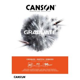 Bloc De Dibujo Canson Graduate Croquis Encolado Grano Fino A3 96G 40H 5 unidades Precio: 52.88999976. SKU: B17RQSM96Q
