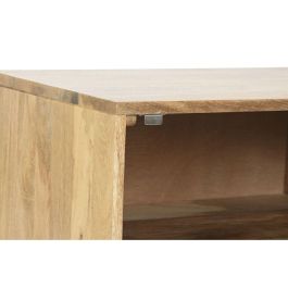 Mesita de Noche Home ESPRIT Dorado Natural 50 x 40 x 50 cm Mesita de Noche Home ESPRIT Dorado Natural 50 x 40 x 50 cm