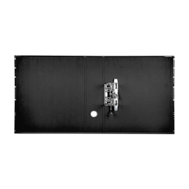 Liderpapel Archivador de Palanca A4 Filing System Forrado con Caja y Compresor Metálico Lomo 80mm Negro