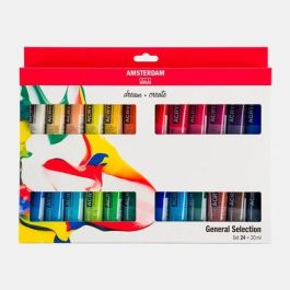 Talens Set 24 Tubos Acrílicos Amsterdam Standard Series 20 mL Colores Surtidos Precio: 28.49999999. SKU: S8418241