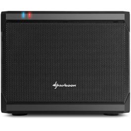 Sharkoon QB One Caja PC Mini-ITX Midi/Minitower Negro con USB 3.0, soporta 2.5/3.5", ventilador 120mm