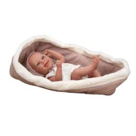 Muñeco elegance 38 cm oli rosa c/capazo (muñeco de peso) (cuerpo vinyl, sexo niñ@)