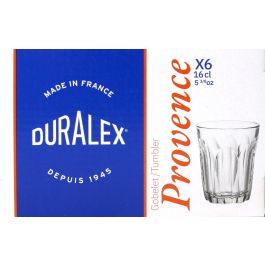Duralex Set 6 Vasos Transparente 16 cl "Provence" (12 Cajas)