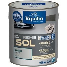 Pintura para pisos interiores y exteriores RIPOLIN - Gravel Ral 7035 Satin, 2,5L Precio: 103.69000015. SKU: B1DG3ETVYC