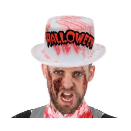 Sombrero De Copa Blanco Con Manchas De Sangre Y Letras - Accesorio Perfecto Para Halloween Y Fiestas Temáticas Precio: 2.78999985. SKU: B1HJMZTK54