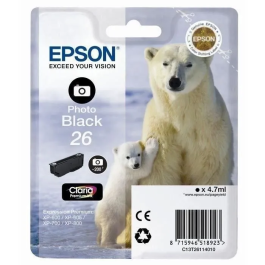 Epson Claria Premium Cartucho foto Negro 26 Precio: 15.49999957. SKU: S7732784